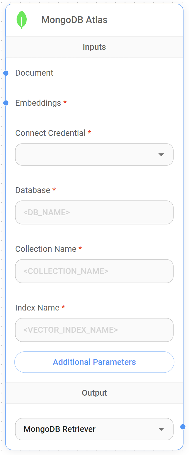 <p>MongoDB Atlas Node</p>